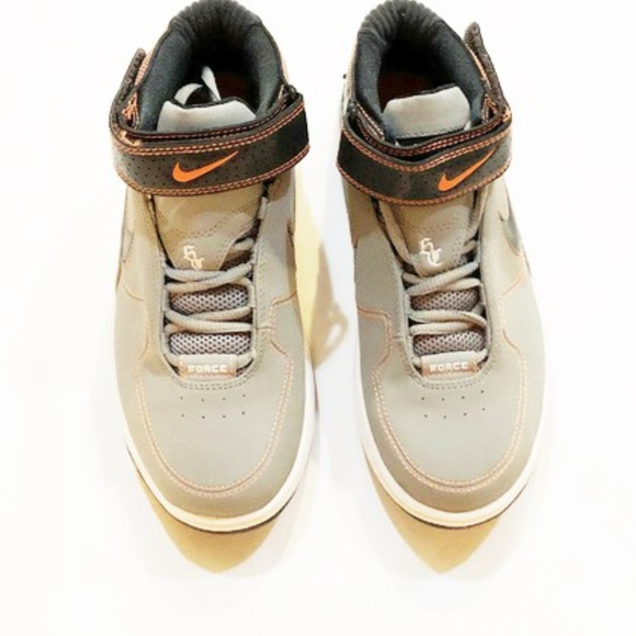 Nike Other - Shoes Nike Air Force boys size 5.5M leather new velcro strap